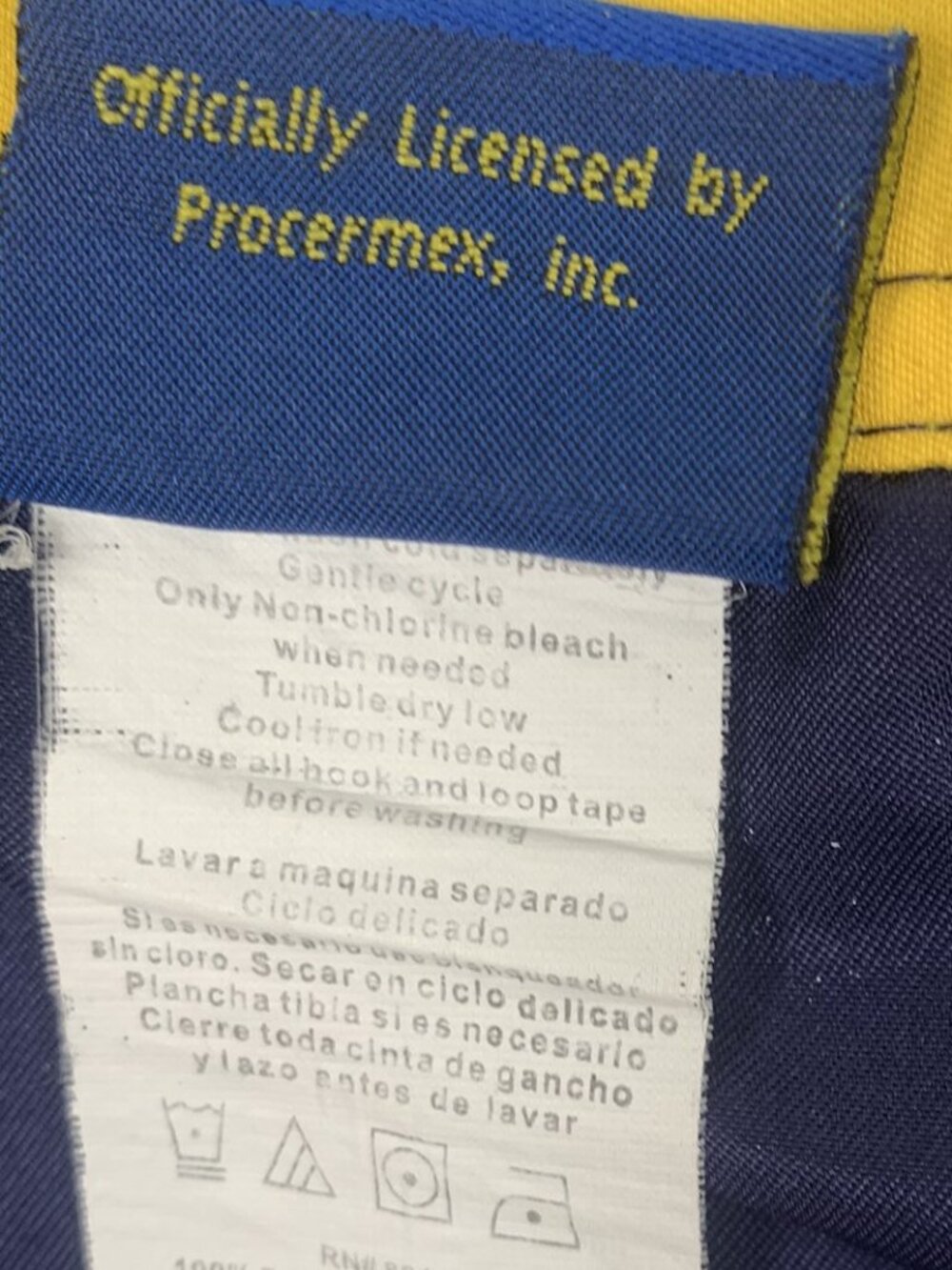 Corona Extra Swimsuit Men's Board Shorts size 38 Navy Blue / Yellow / White - Picture 8 of 9